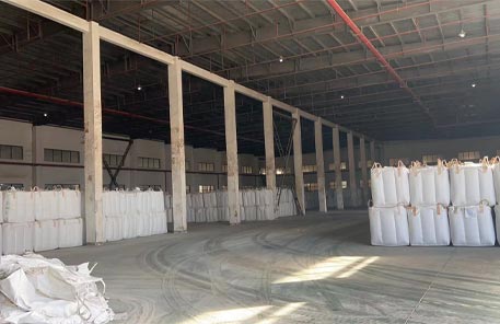 Wood pellets warehouse in Vietnam